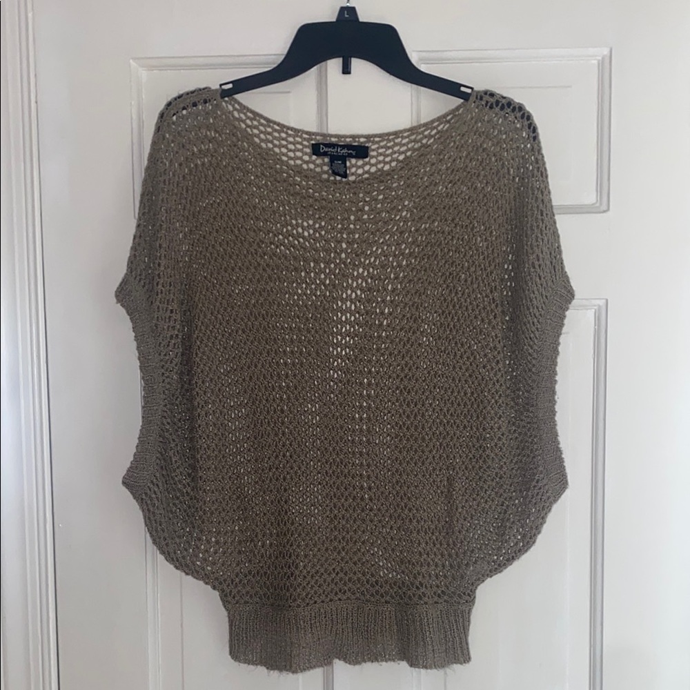 David Kahn Women's Brown/Tan Knit Top size small/medium